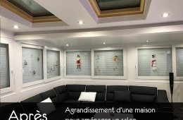 Peinture agrandissement maison après